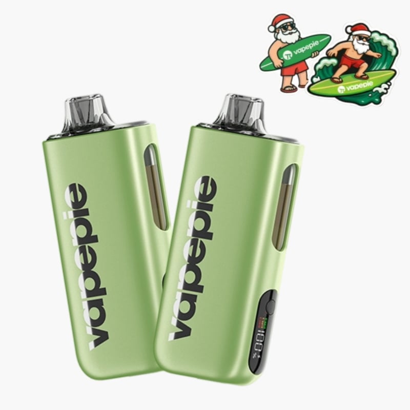 [2+1 Xmas Set] 2 VAPEPIE MAX 40000 PUFFS + 1 Christmas-Themed Fridge Magnet
