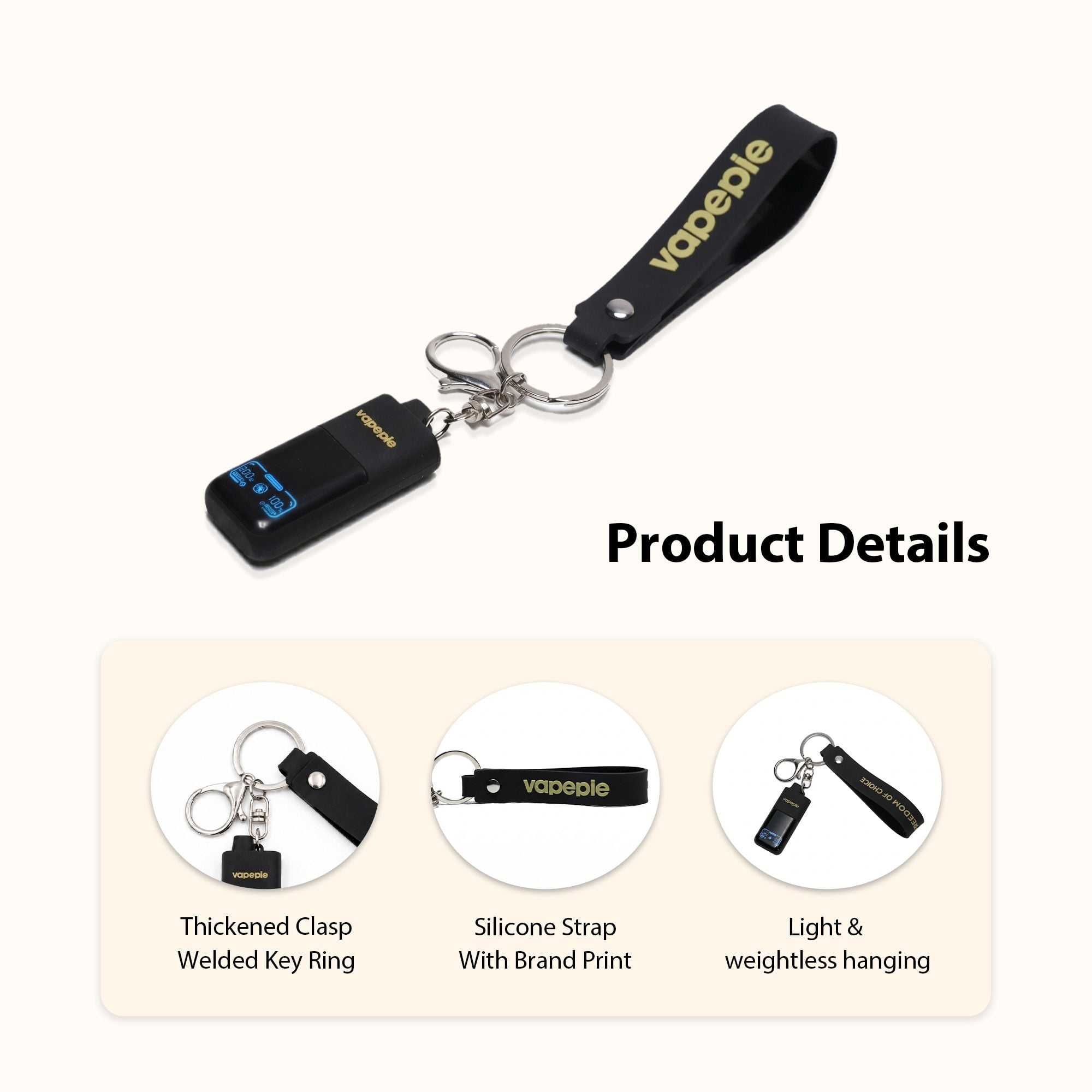 VAPEPIE MegaDual-Use Decor Key Pendant【German Warehouse Deals】
