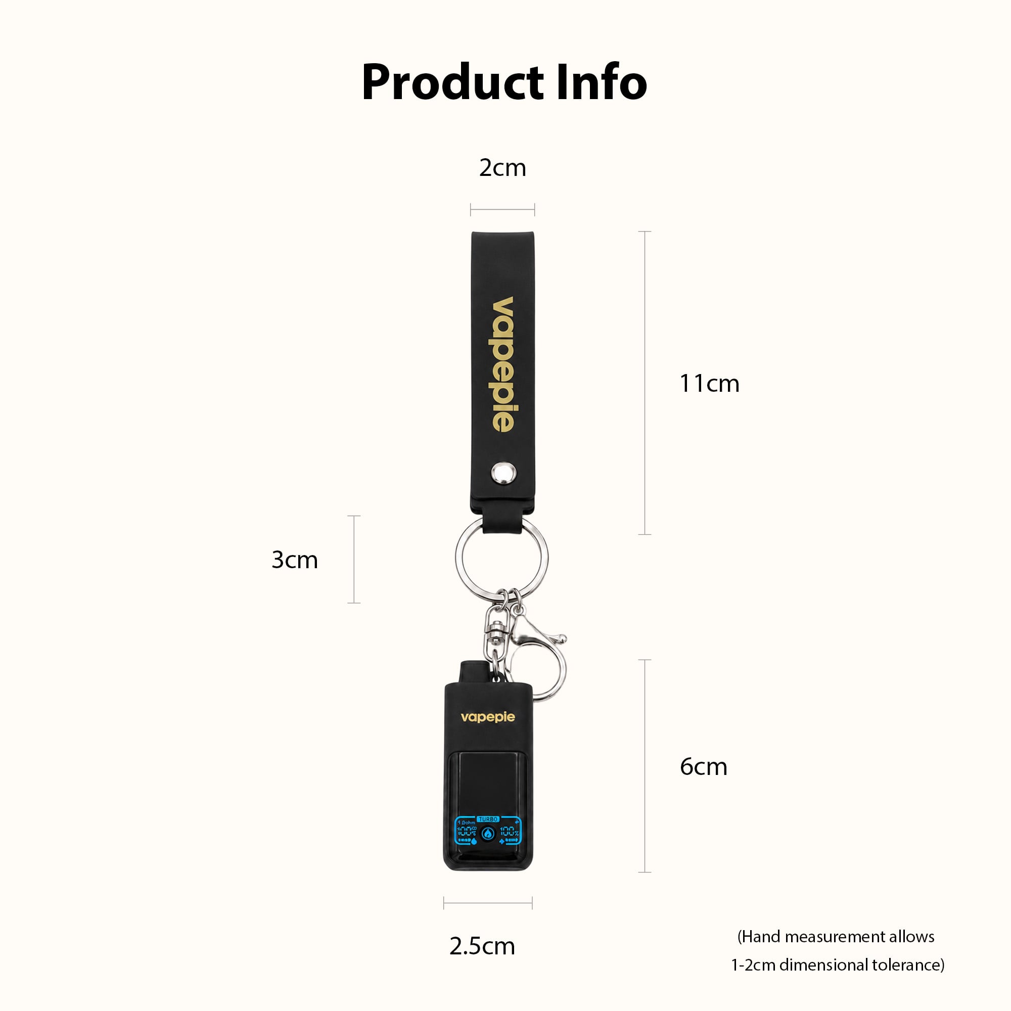 VAPEPIE MegaDual-Use Decor Key Pendant【German Warehouse Deals】