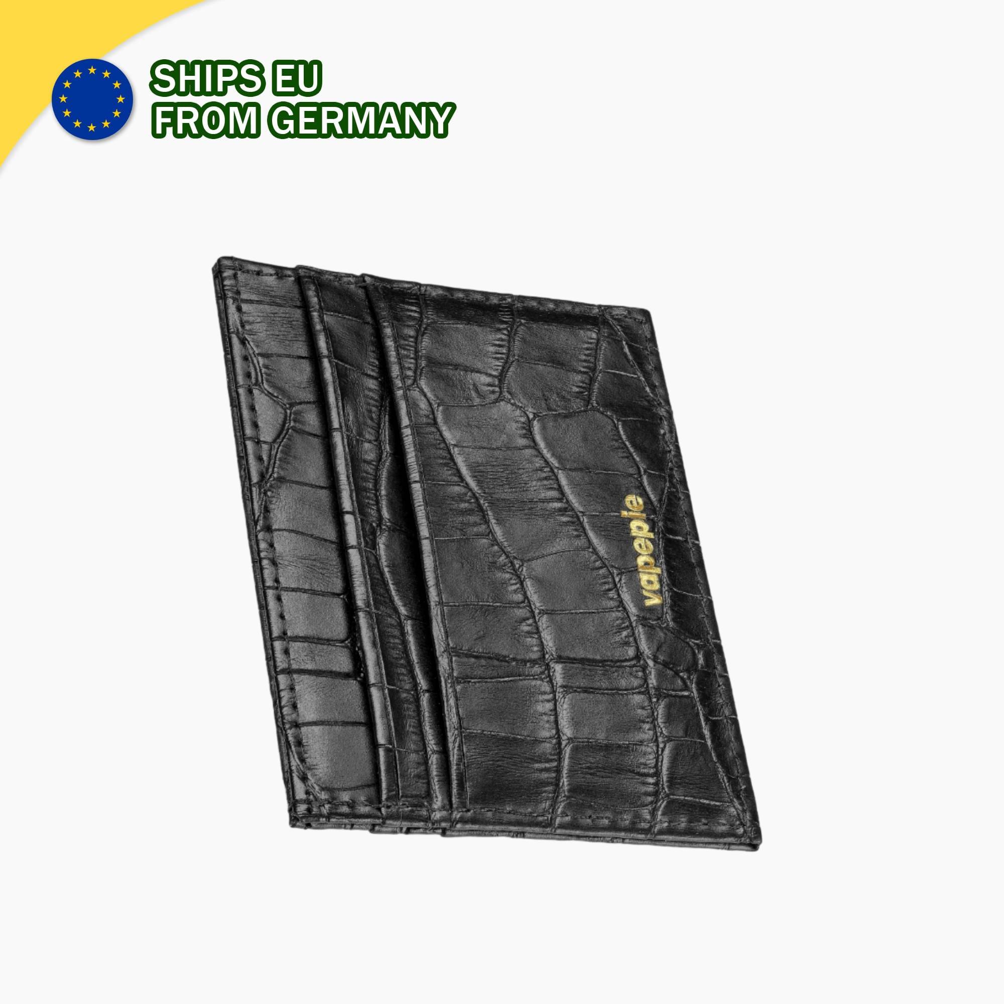 VAPEPIE – Crocodile Leather Card Holder【German Warehouse Deals】