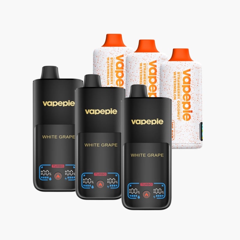 [Save 10%] Power & Go Set – 3 × VAPEPIE 70000 PUFFS + 3 × VAPEPIE PowerGo 9800 PUFFS – Value Bundle, Choose Your Flavors