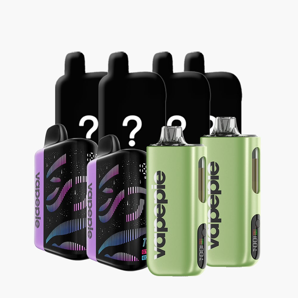 [$8.99 Each] 8-Pack Mystery Box – VAPEPIE Star Series + Mixed Top Brands 【Limited Edition: Anniversary Mystery Deals】