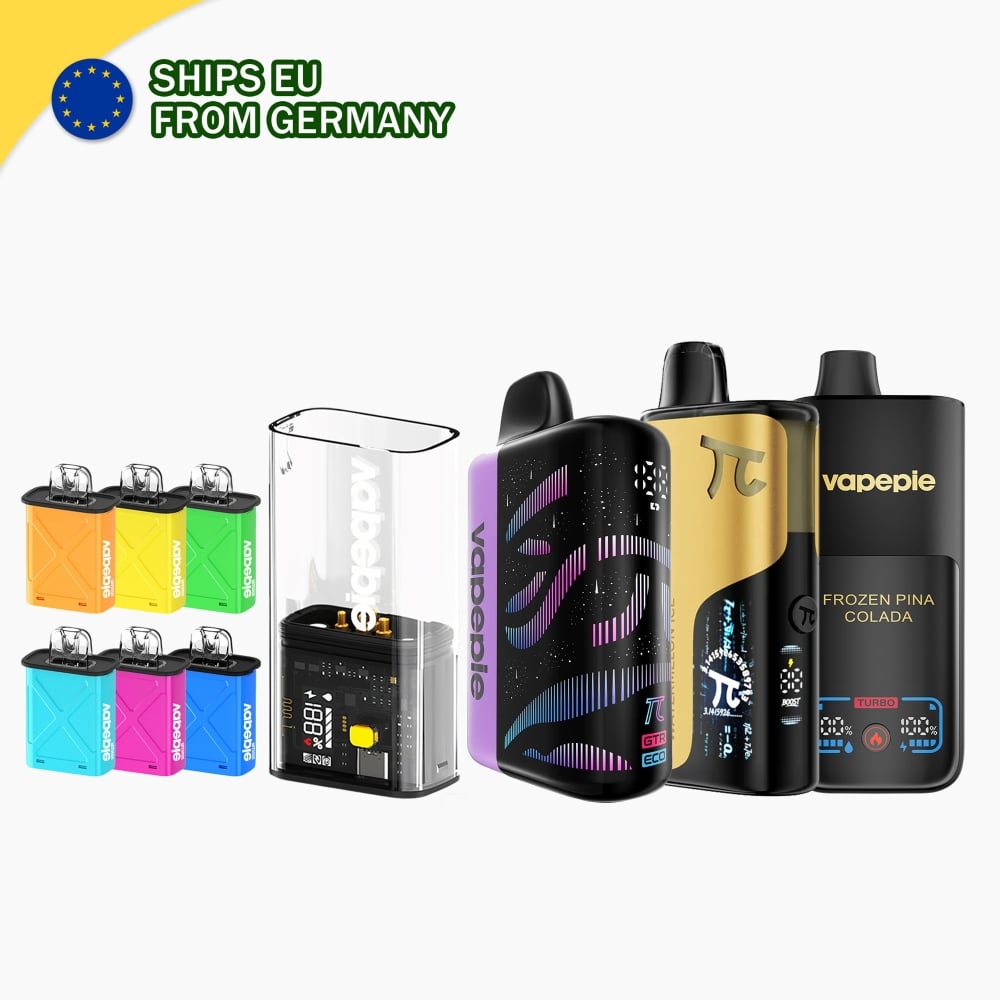 [Save 15%] VAPEPIE All-in-One Puff Kit – Up to 215,000+ Puffs【German Warehouse Deals】