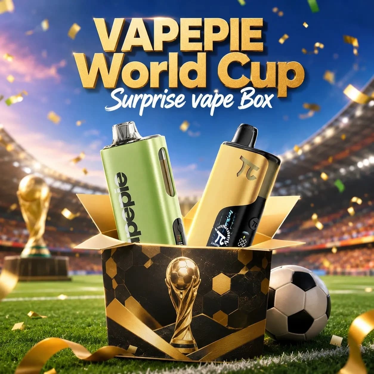 ⚽️VAPEPIE World Cup Mystery Box (1PC)【German Warehouse Deals】