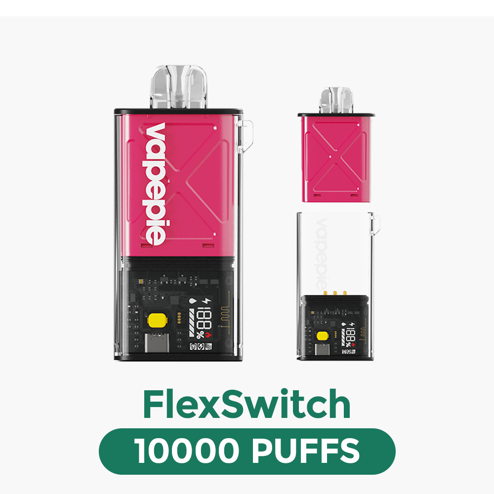 VAPEPIE FlexSwitch Disposable Vape 10000 PUFFS:A convenient vape device with interchangeable pods