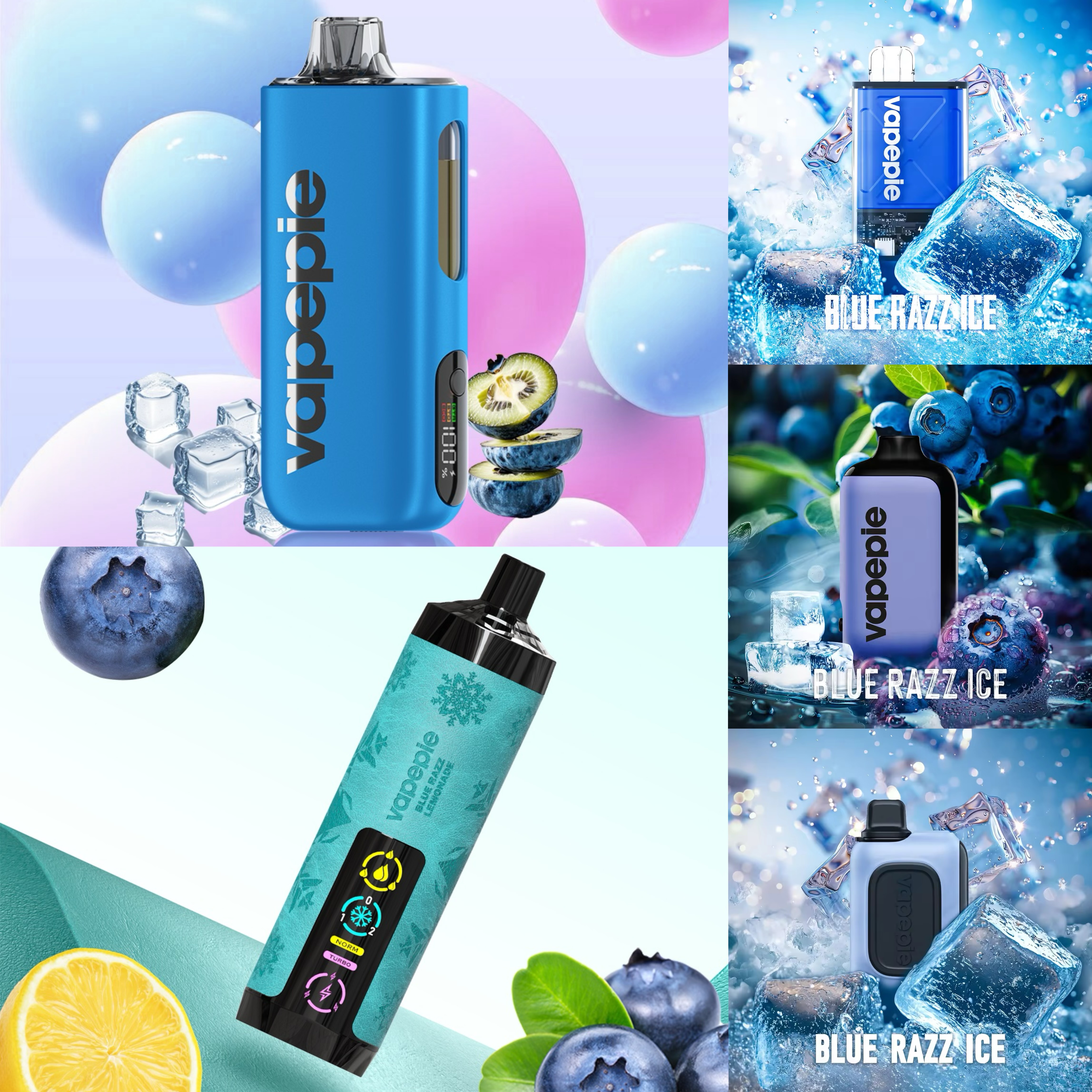 [🍑Save 18%] VAPEPIE Top 5 Flavor Combo Pack - 5PCS【Exclusive U.S. Warehouse Deals】
