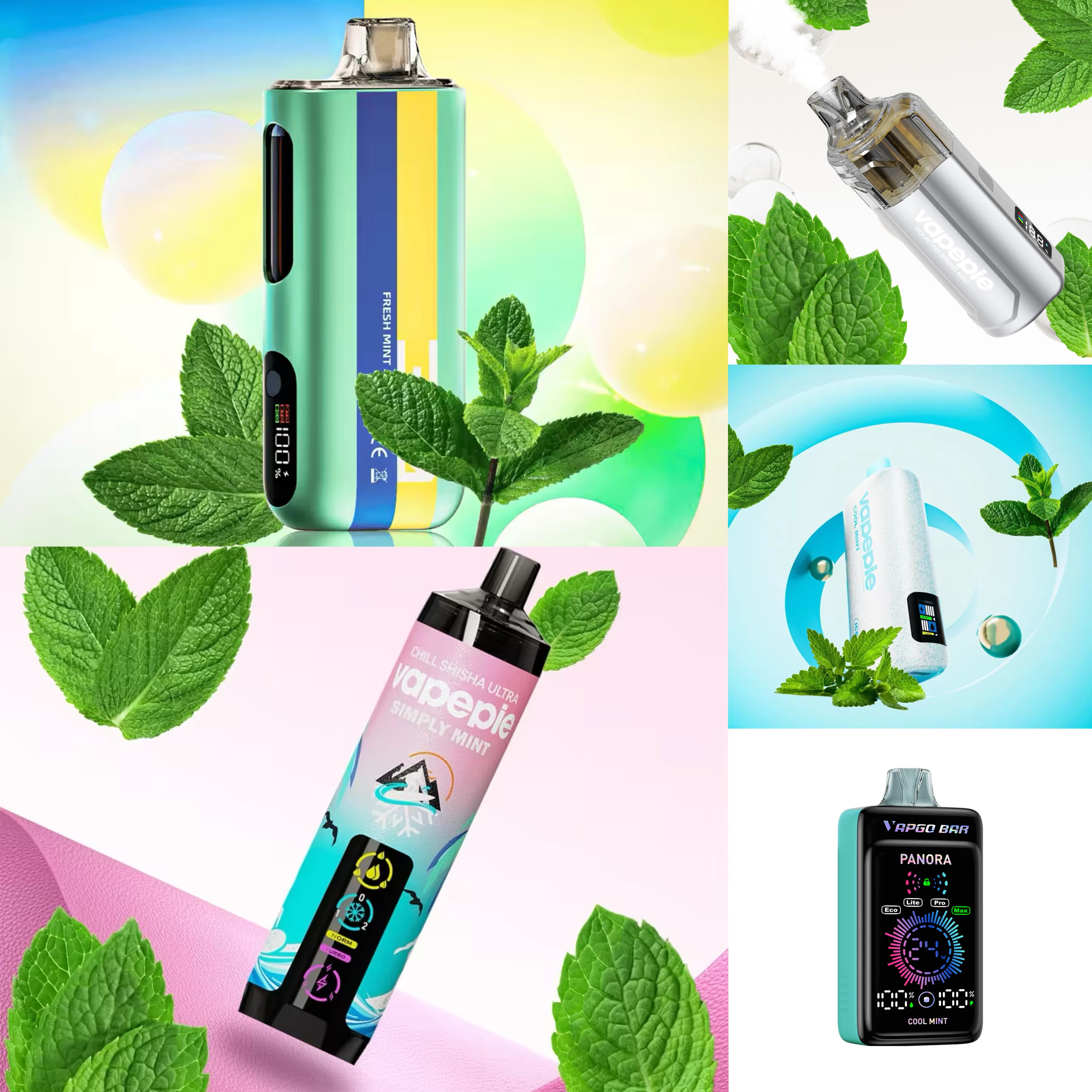 [🍑Save 18%] VAPEPIE Top 6 Flavor Combo Pack - 5PCS