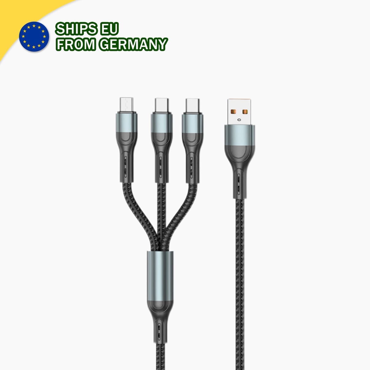 VAPEPIE 3-in-1 LED Flow Light Charging Cable【German Warehouse Deals】