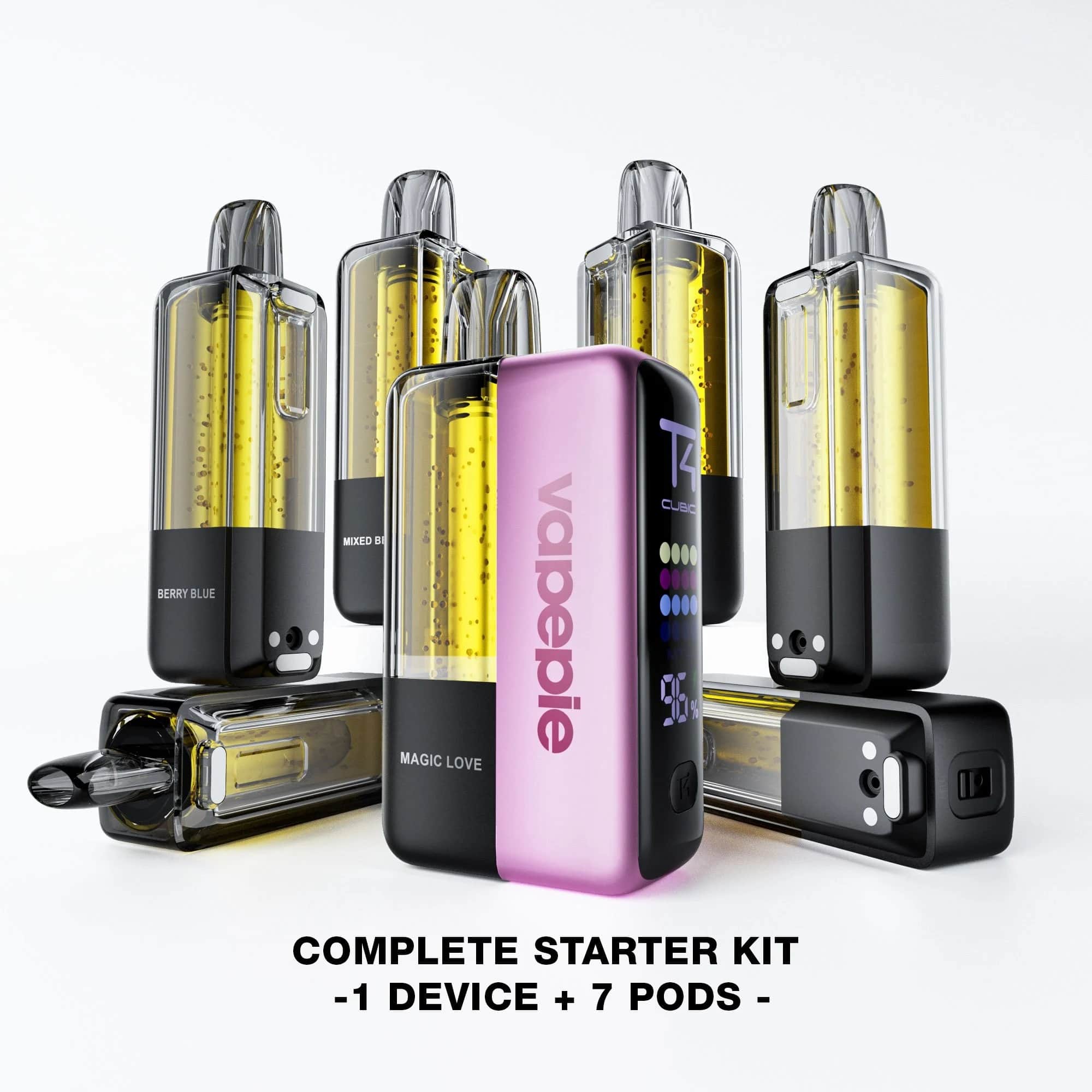 [Gift Included] VAPEPIE Ultra X 15000 PUFFS – Complete Starter Kit: 1 Device + 7 Pods – Total 105,000 puffs