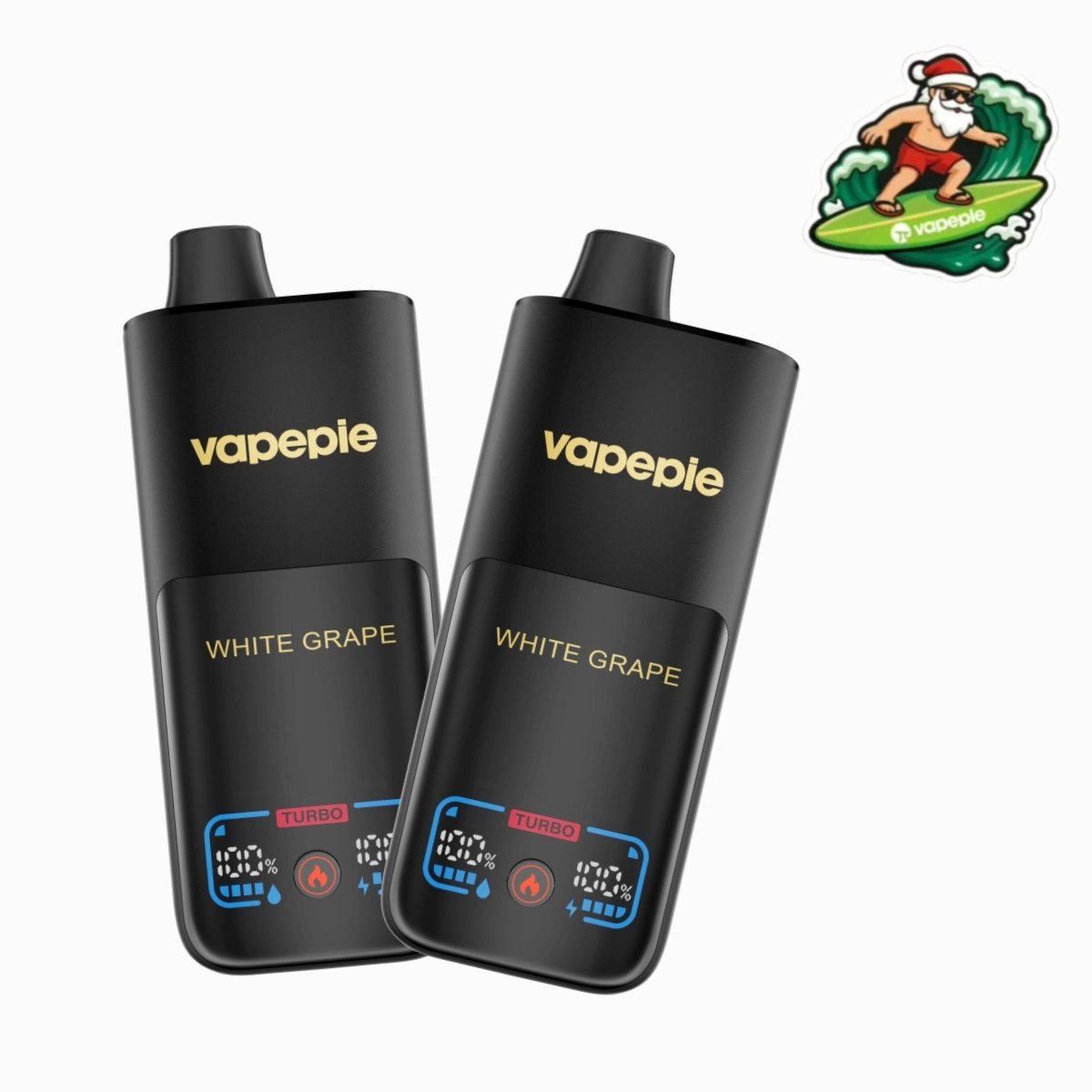 [2+1 Xmas Set] 2 VAPEPIE MEGA 70000 PUFFS + 1 Christmas-Themed Fridge Magnet