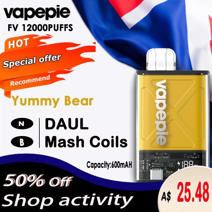 Vapepie FV 12000 PUFFS🔥Yummy Bear🔥