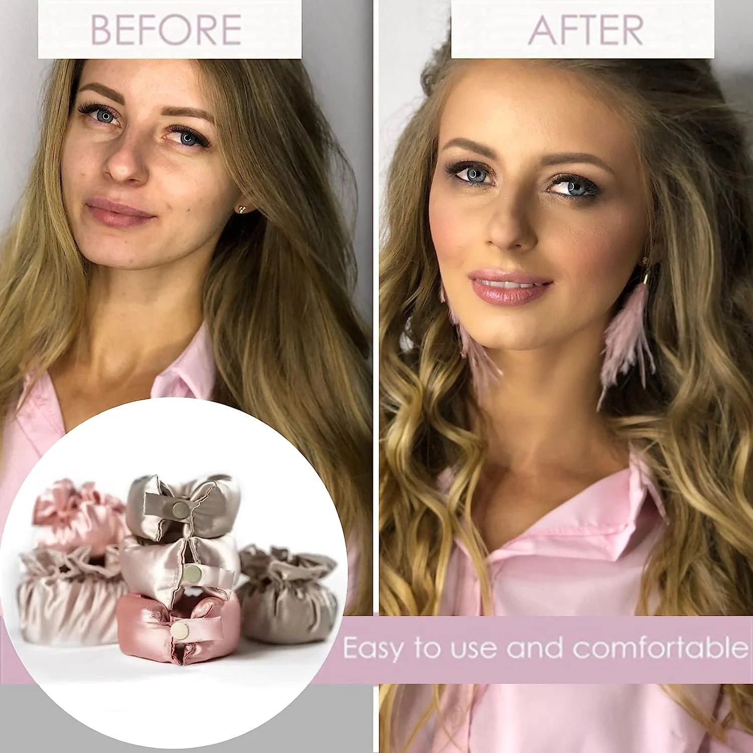 🔥LAST DAY 49% OFF🔥Satin Heatless Curling Set