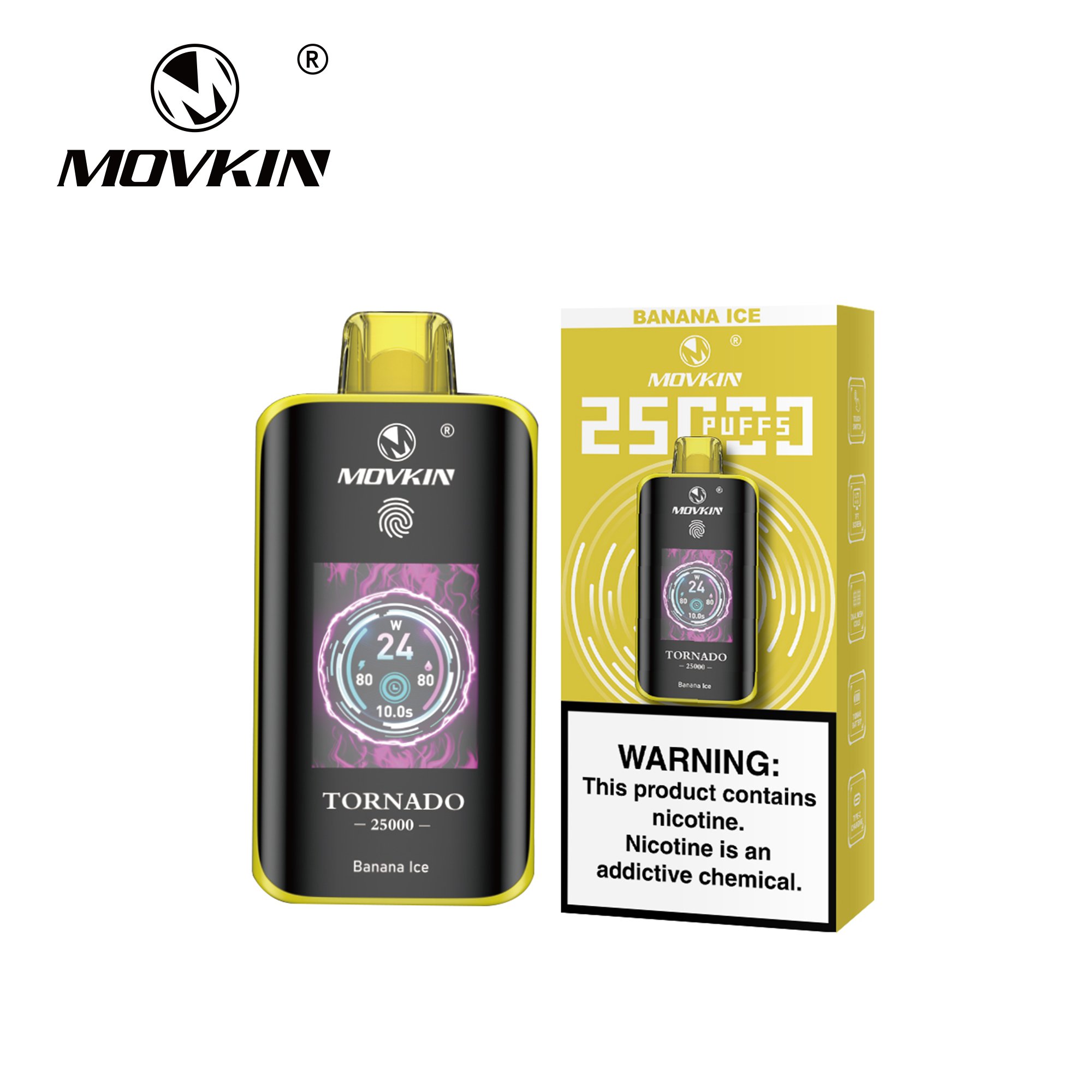 Movkin Tornado 25000 Disposable Vape with Smart Display