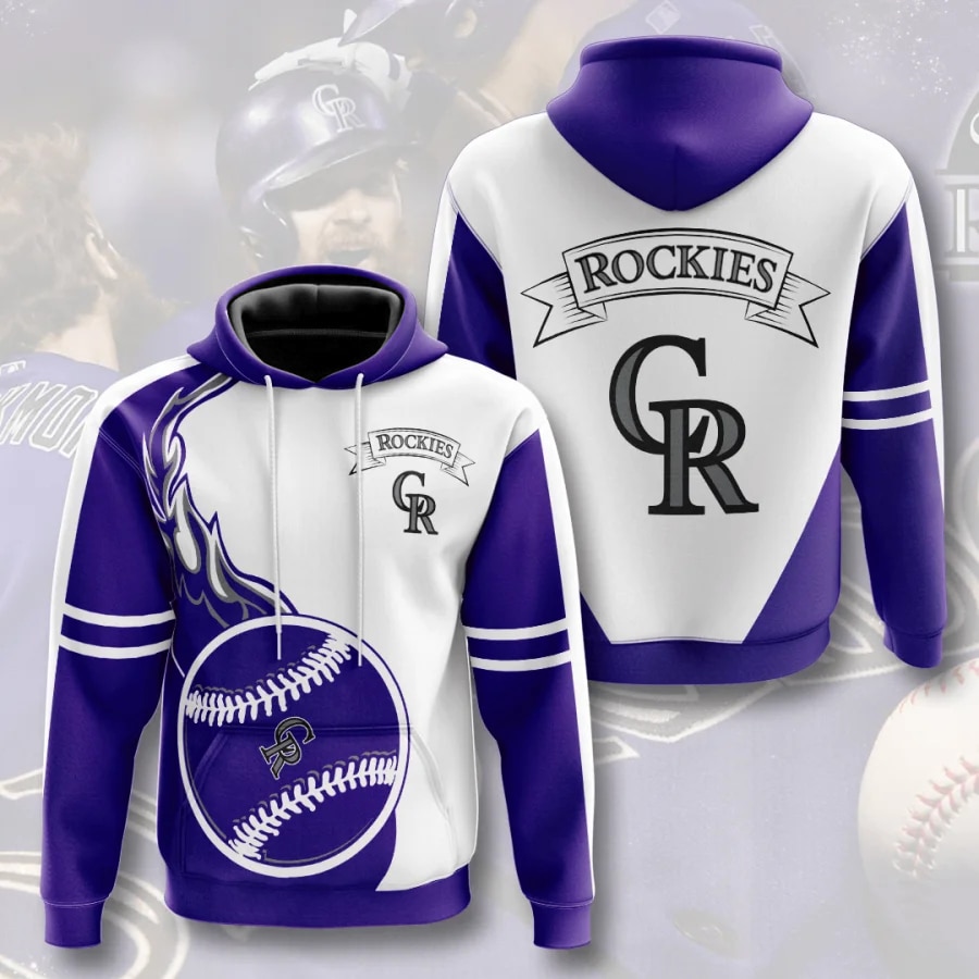 COLORADO ROCKIES 3D HOODIES CR001