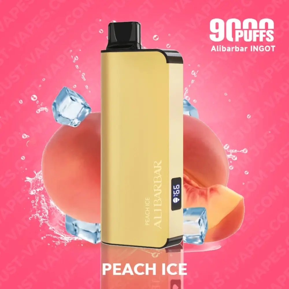 Peach Ice – Alibarbar INGOT 9000 Puffs