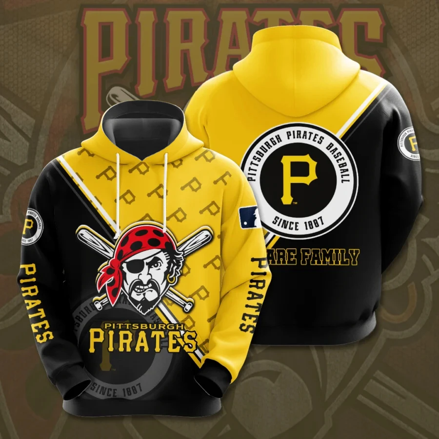 PITTSBURGH PIRATES 3D HOODIES PP1006