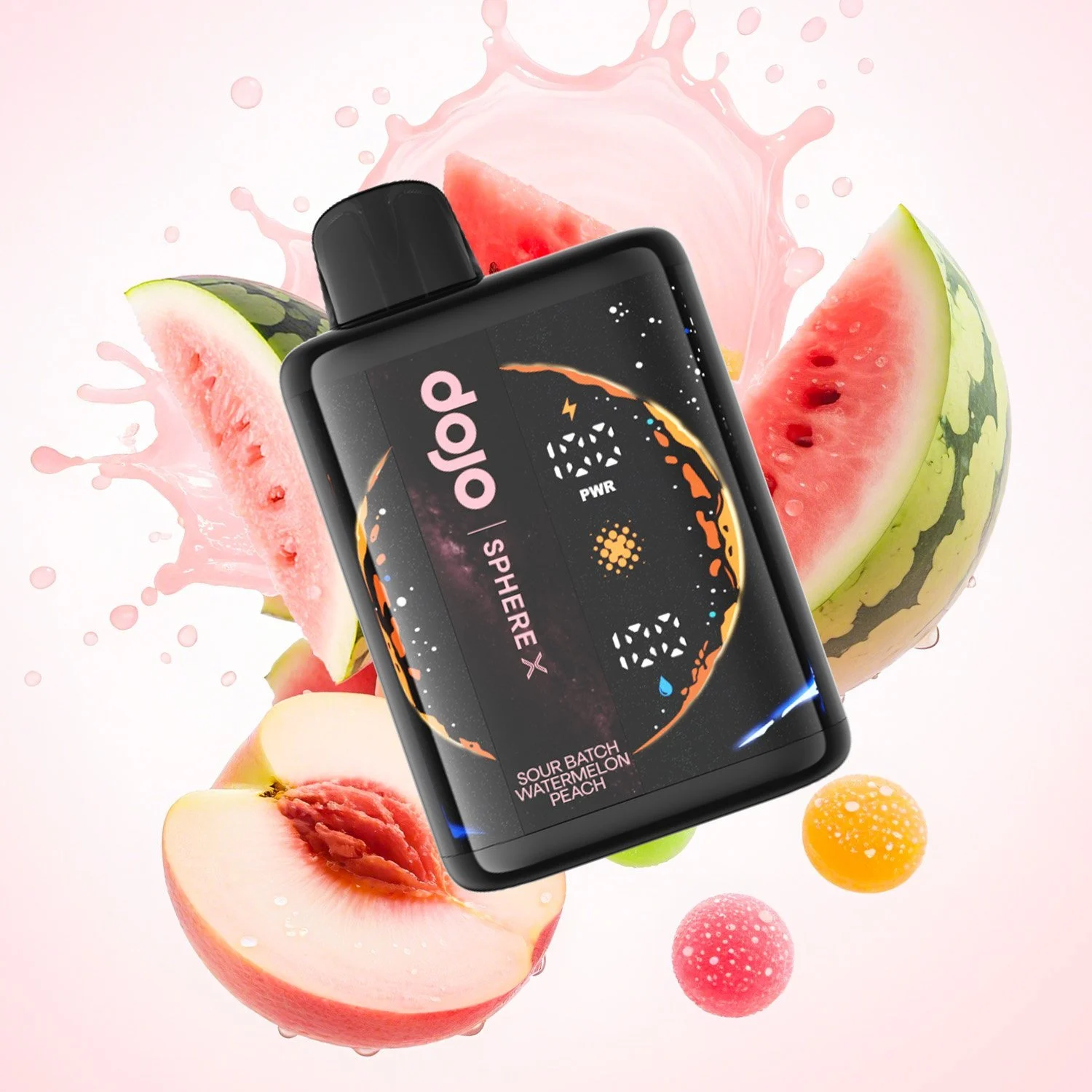 DOJO SPHERE X (40.000 Puffs 3D-Smart-Display Gerät mit Quad-Mesh-Technologie & Dual-Leistungsmodi)