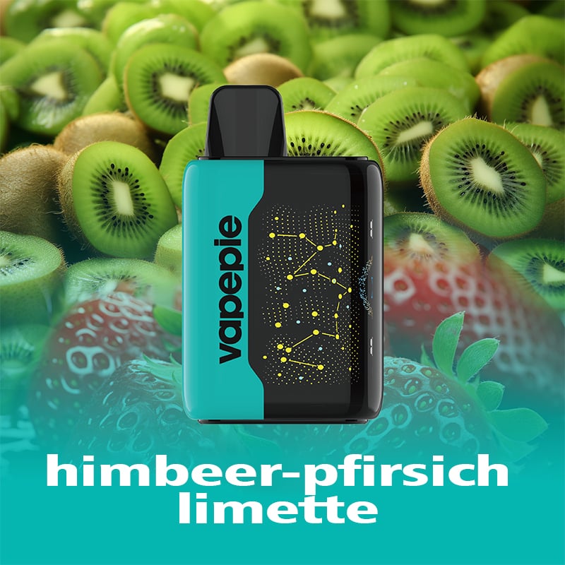 RASPBERRY PEACH LIME & VAPEPIE 25000 PUFFS - Star Sky Curved Screen