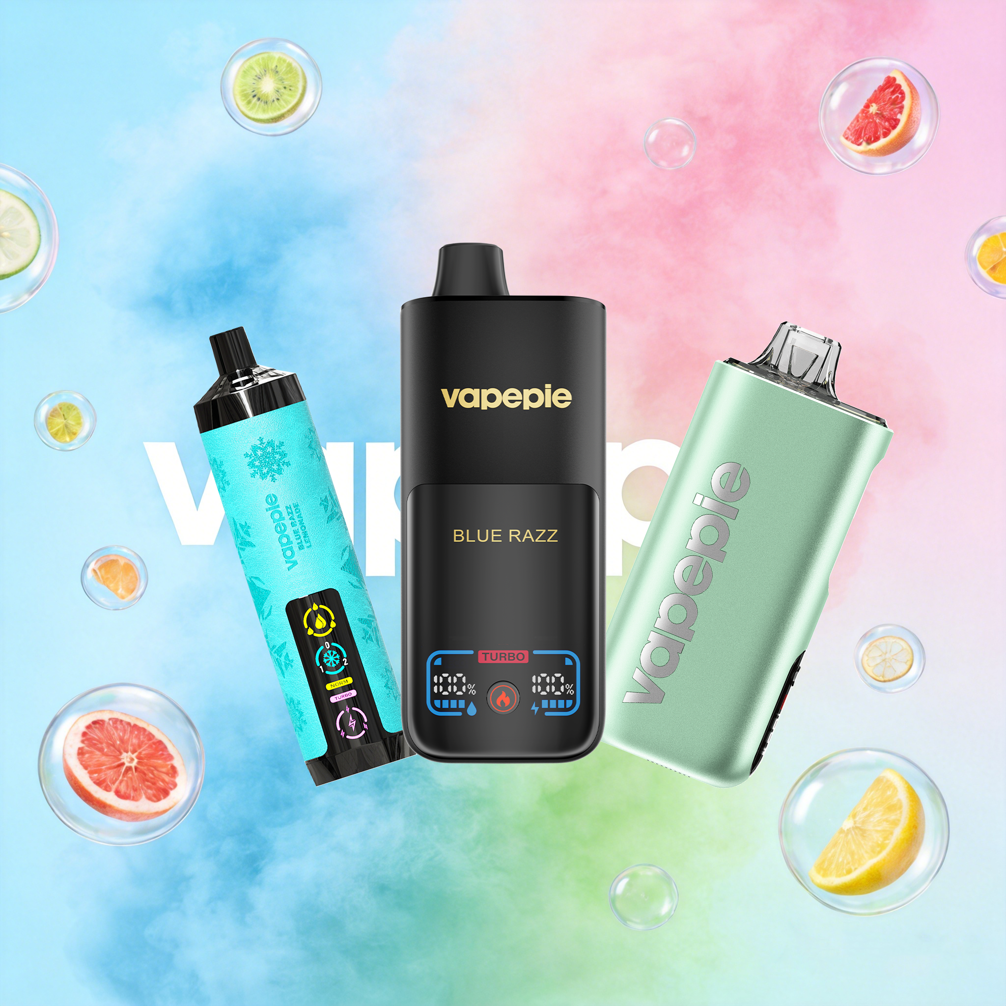 🏆 Zestaw VAPEPIE 70000 + PRO 40000 + AirRush 20000 zaciągnięć