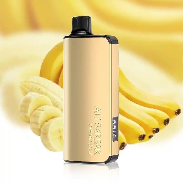 Banana Buzz Flavor Vape | ALIBARBAR INGOT 9000 PUFFS