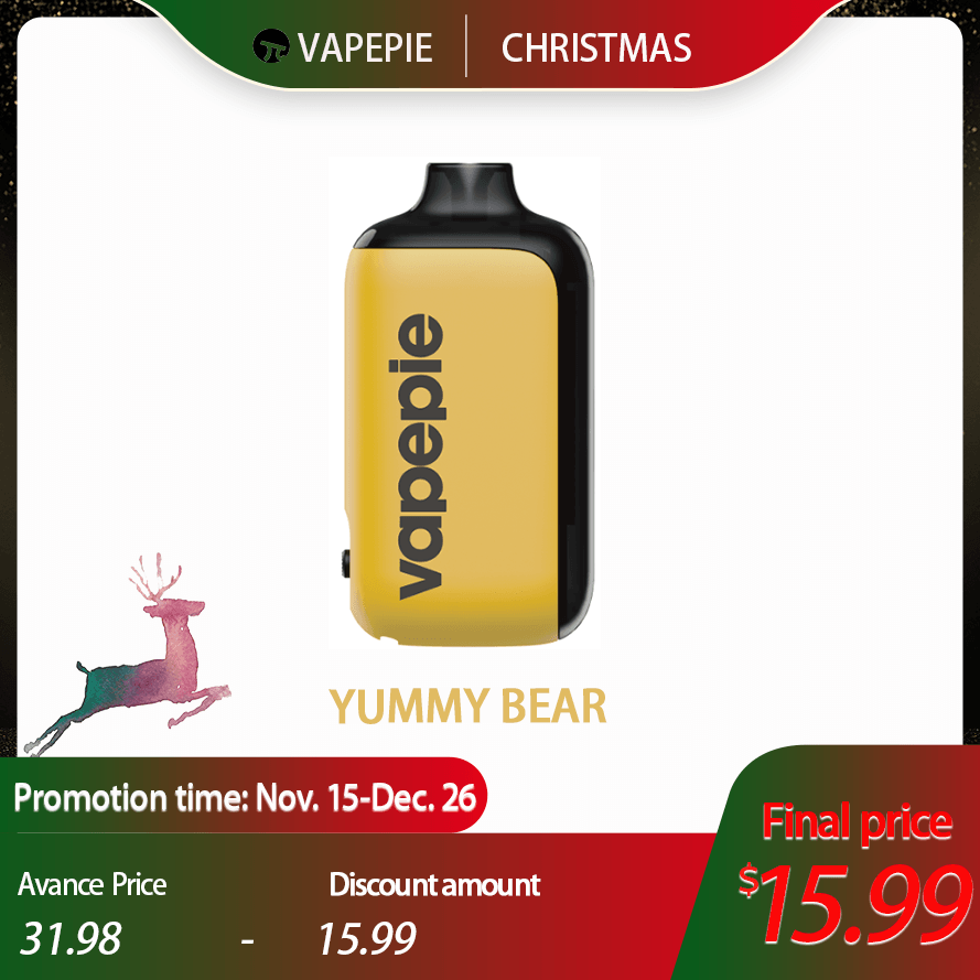 🎄Vapepie AG 15000 PUFFS---YUMMY BEAR