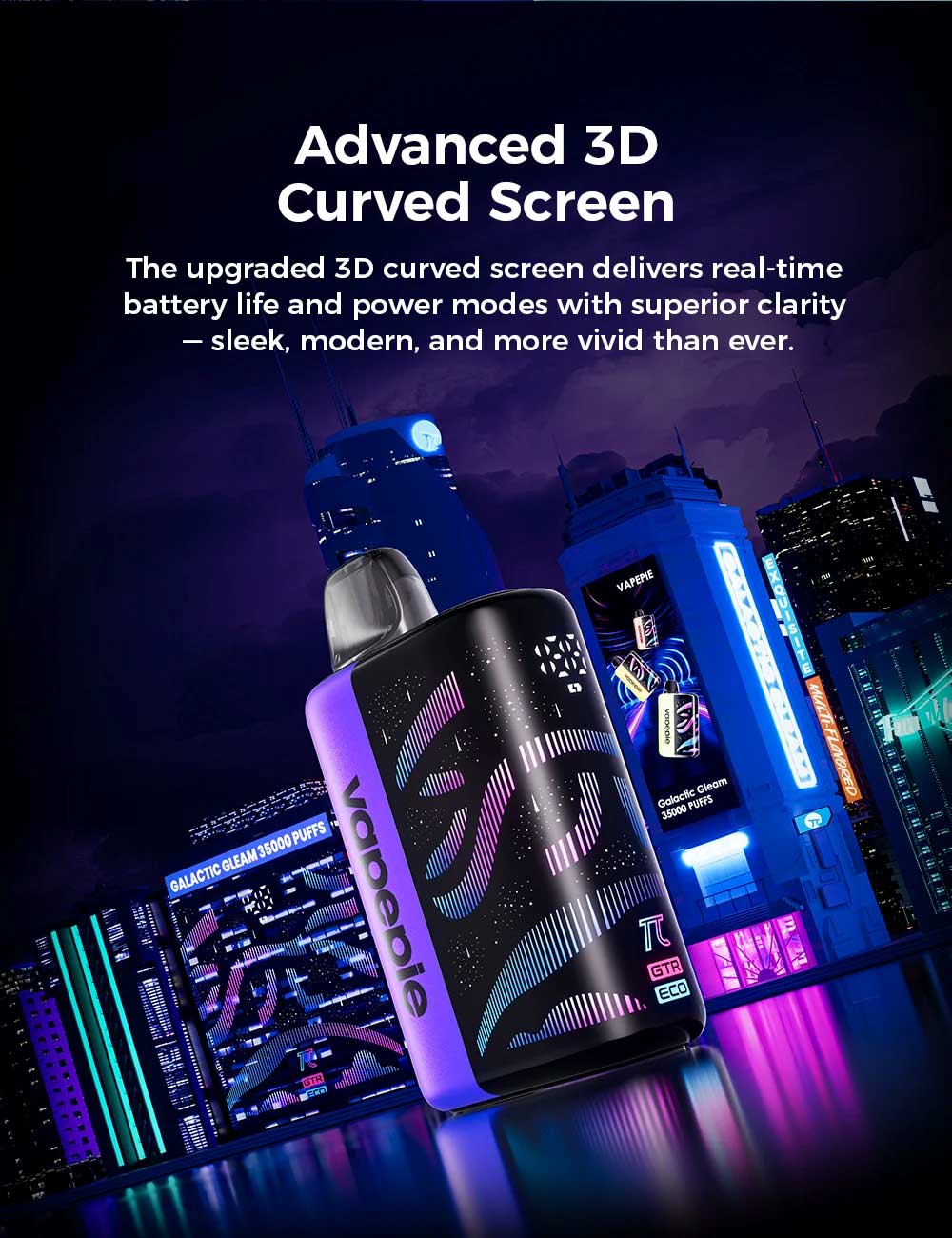 Vapepie Galactic Gleam 35000 Puffs Vape Detailed Image 3