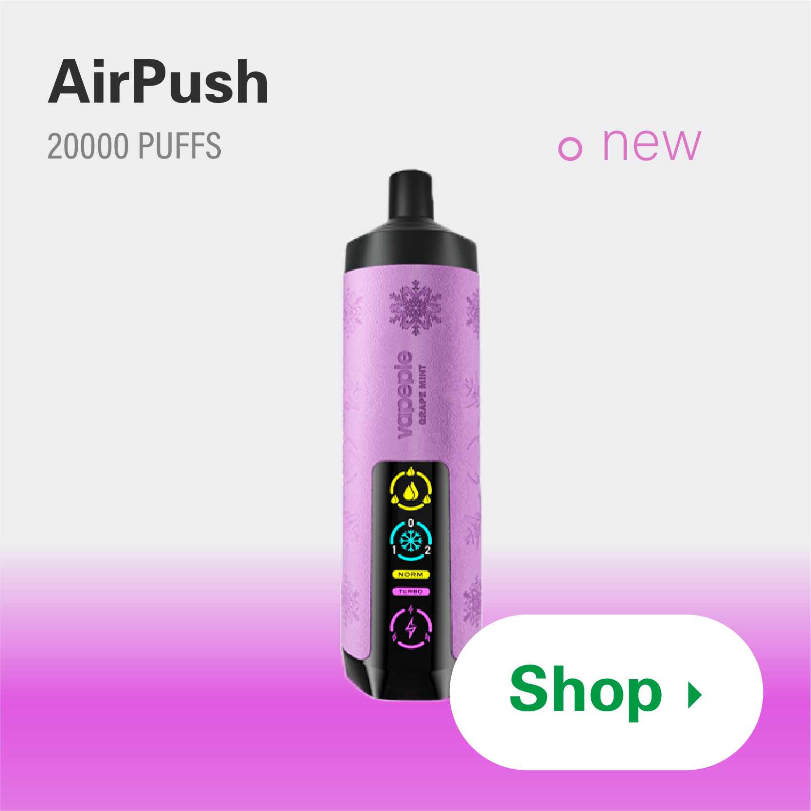 VAPEPIE AirPush 20000 PUFFS x Al Fakher【Global Dispatch】