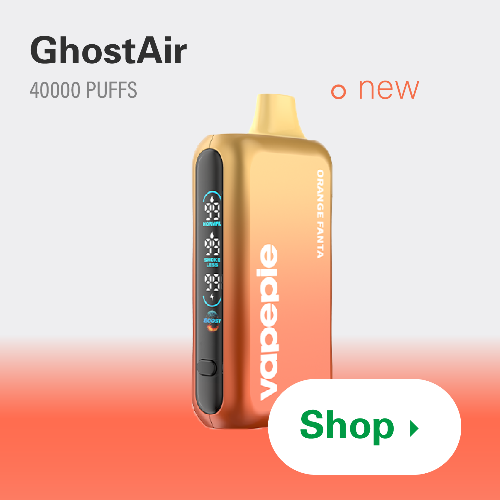 VAPEPIE GHOSTAIR 40000 PUFFS