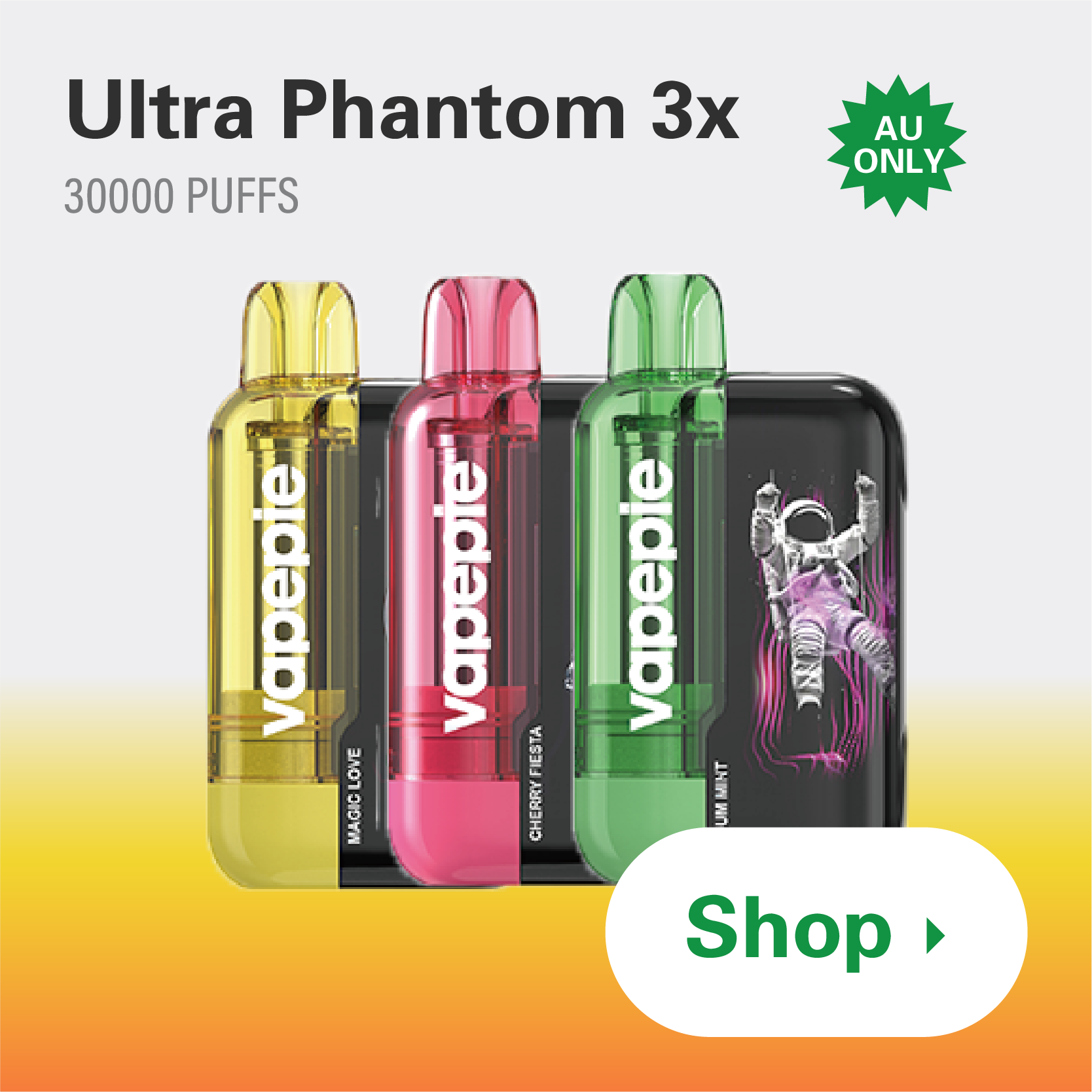 AUVAPEPIE Ultra 3-PC BUNDLE⭐️⭐️⭐️【AU ONLY : Solo Fast Delivery 】