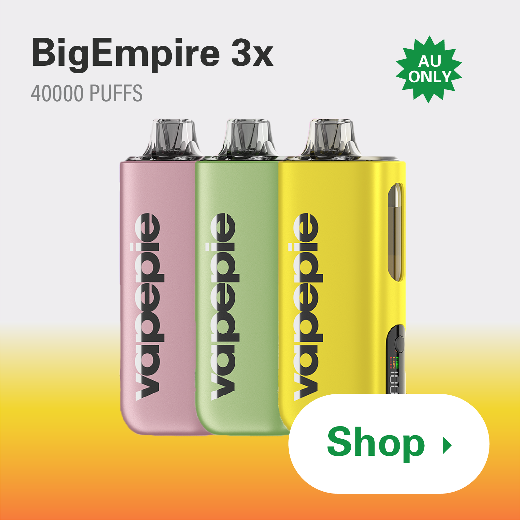 AUVAPEPIE MAX 3-PC BUNDLE⭐️⭐️⭐️【AU ONLY:  Solo Fast Delivery】