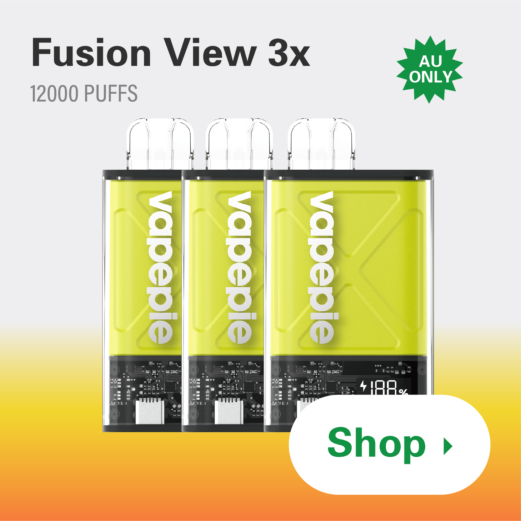 AUVAPEPIE FV 3-PC BUNDLE 【AU ONLY : Solo Fast Delivery 】