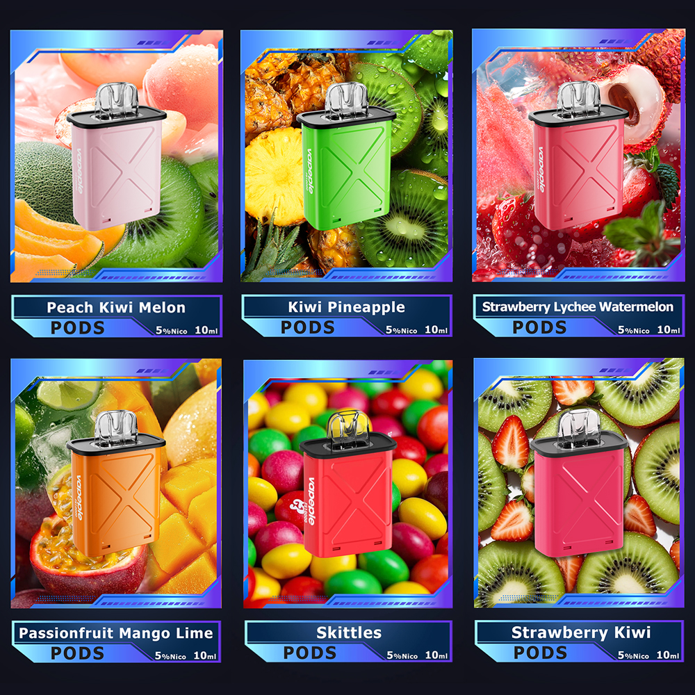 (MEL1) Vapepie 10000 Puffs Pod Bundle*6-Pack【ONLY POD】