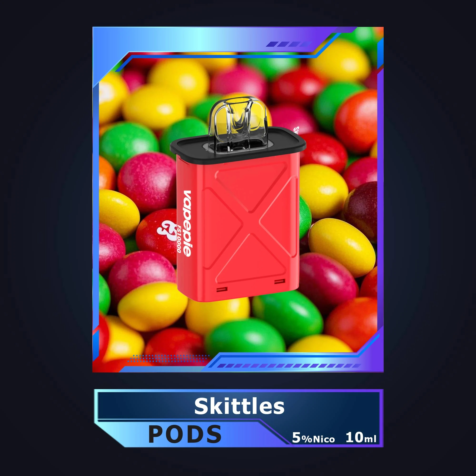 (MEL1) Vapepie 10000 Puffs Pod Bundle*6-Pack【ONLY POD】