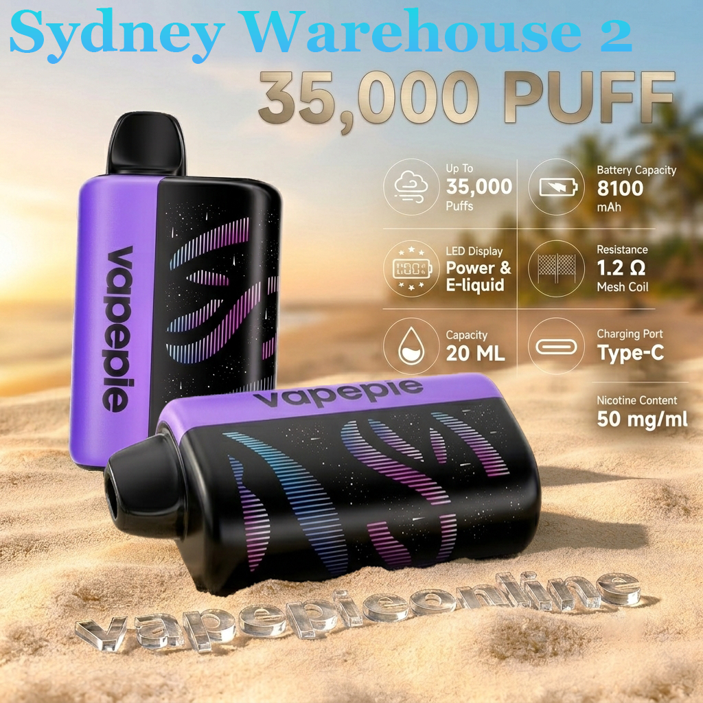 VapePie Galactic Gleam 35000 Puff Disposable Vape | Sydney Warehouse 2 | 5–7 Day Delivery Australia