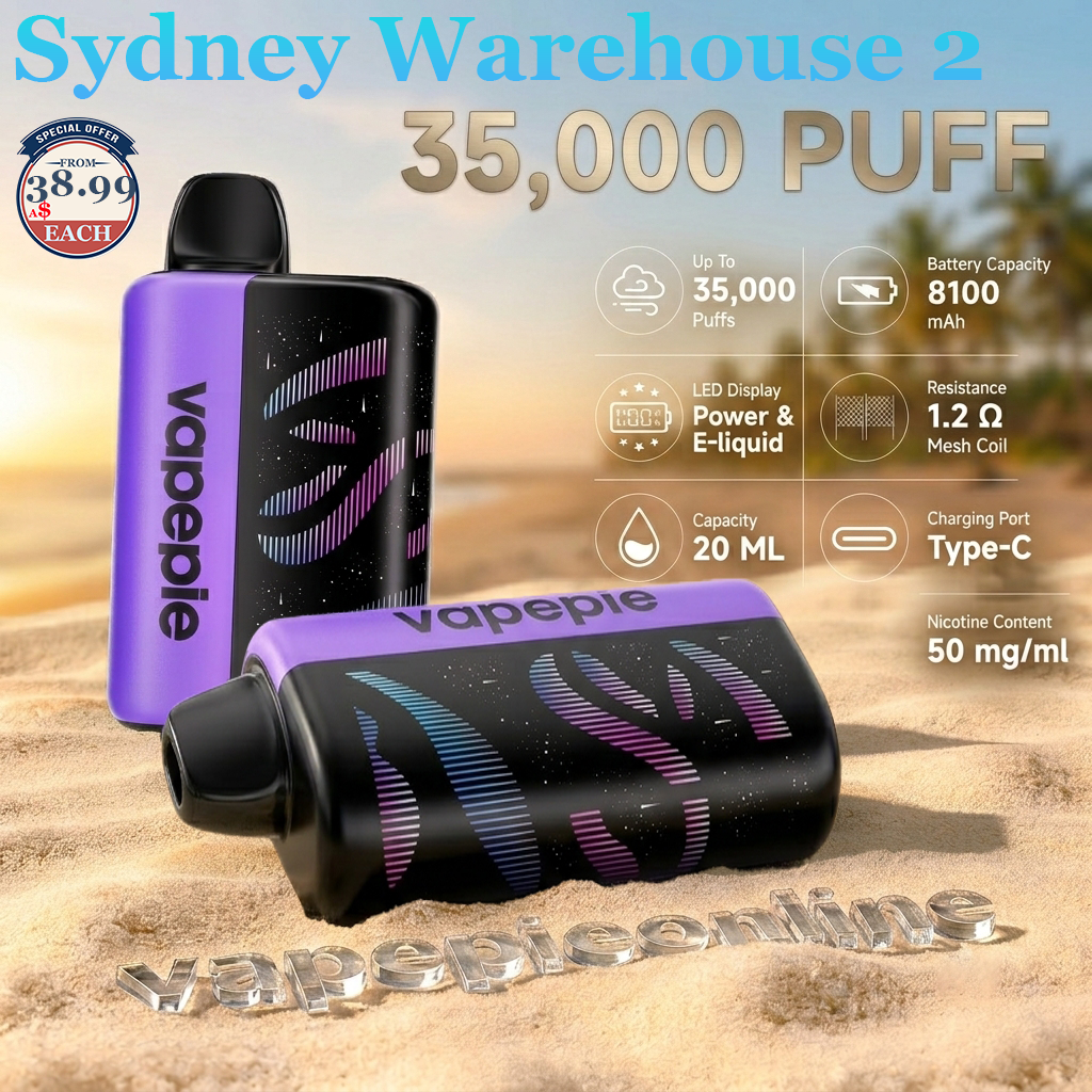 【3/5/7/10 unit packs | Free Shipping】VapePie Galactic Gleam 35000 Puff Disposable Vape | Sydney Warehouse 2 | 5–7 Day Delivery Australia