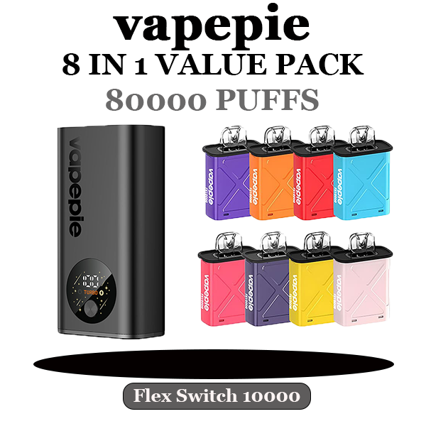 Vapepie FlexSwitch 10000 Puff Value Package | Sydney Warehouse 2 | 5–7 Day Delivery Australia