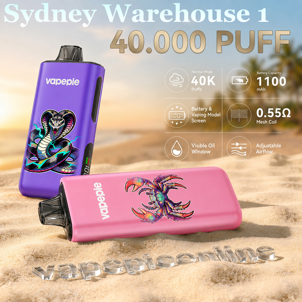 VAPEPIE PRO 40000 Puffs Disposable Vape | Sydney Warehouse 1 | 5–7 Day Delivery Australia