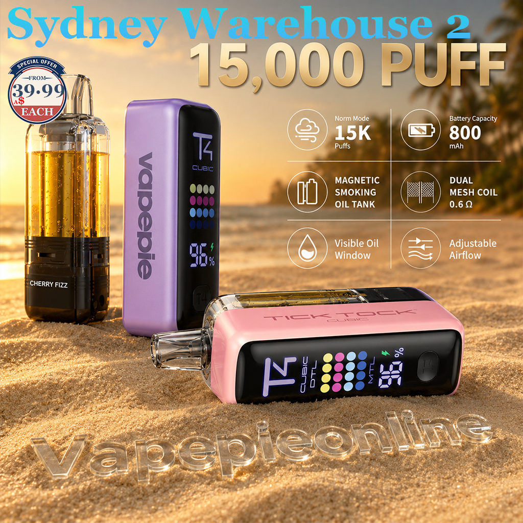 【3/5/7/10 unit packs | Free Shipping】VAPEPIE Ultra X 15000 Puffs Disposable Vape | Sydney Warehouse 2 | Fast Australia Delivery