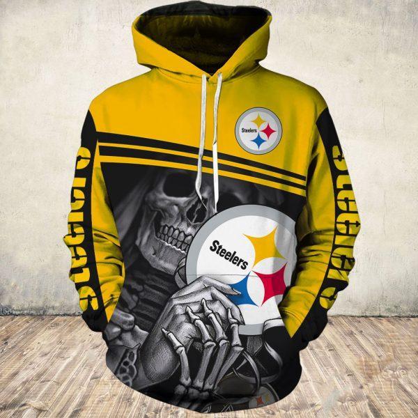 PITTSBURGH STEELERS SKULLS 3D MVP - fanswave