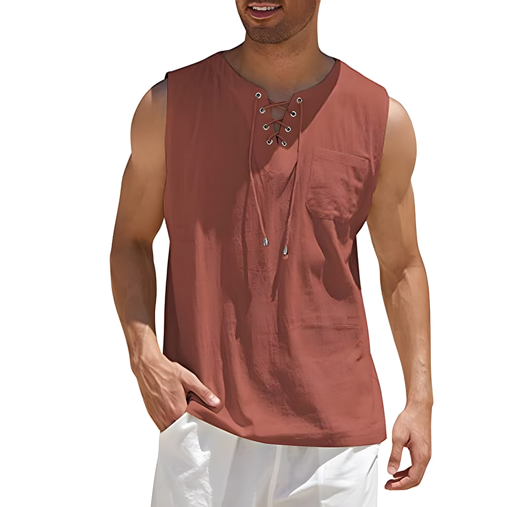 Castillotigo™ Chaleco casual sin mangas simple para hombre