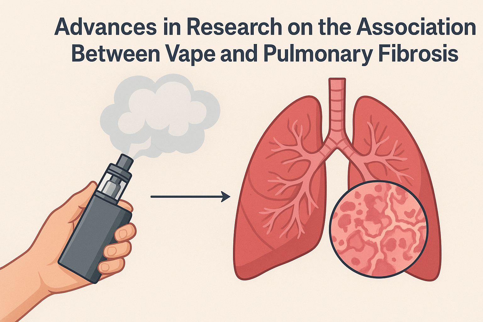 Advances in Research on the Association Between Vape and Pulmonary Fibrosis
