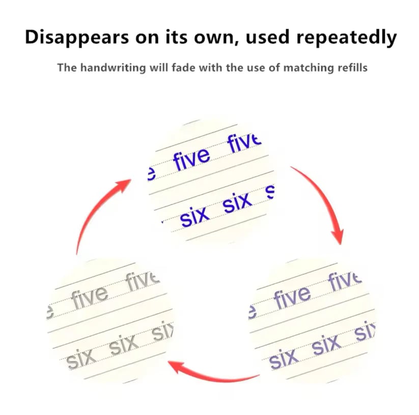 ⚡MAGIC GROOVETM Practice Copybook