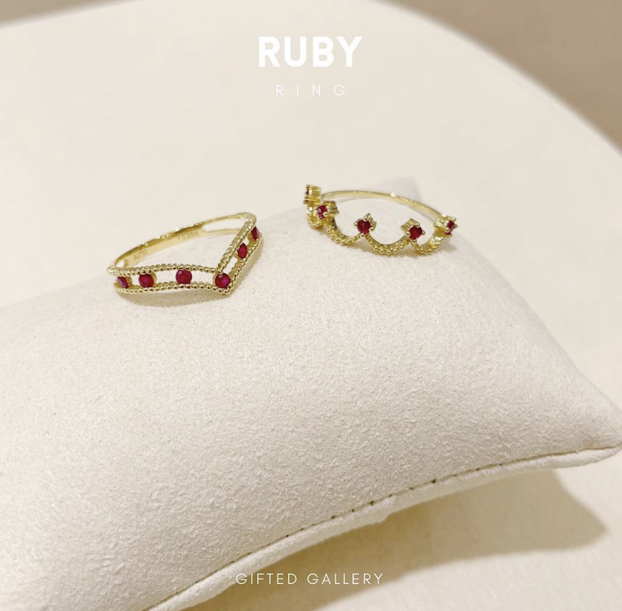 Ruby Ring By Gifted Gallery