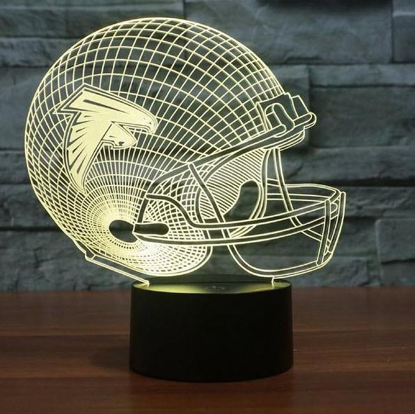 ATLANTA FALCONS 3D LAMP PERSONALIZED