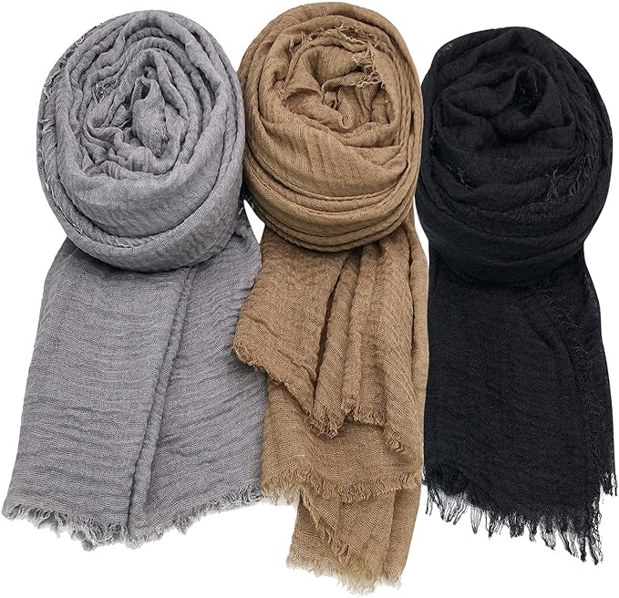 Women Scarf Shawl for All Season 3PCS Scarve Wrap Scarve