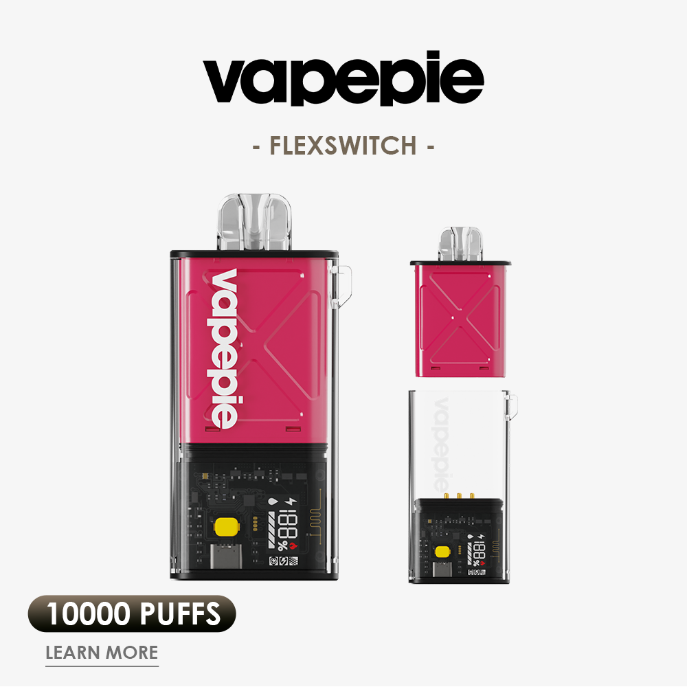 [8 New Picks]VAPEPIE FlexSwitch Disposable Vape 10000 PUFFS | USA Warehouse | Easy-to-Use Replaceable Pod Vape Kits