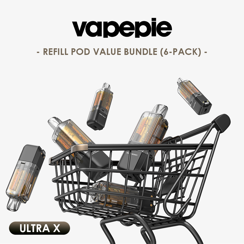 VAPEPIE Ultra X 15000 Refill Pod Value Bundle (6-Pack) | USA Warehouse