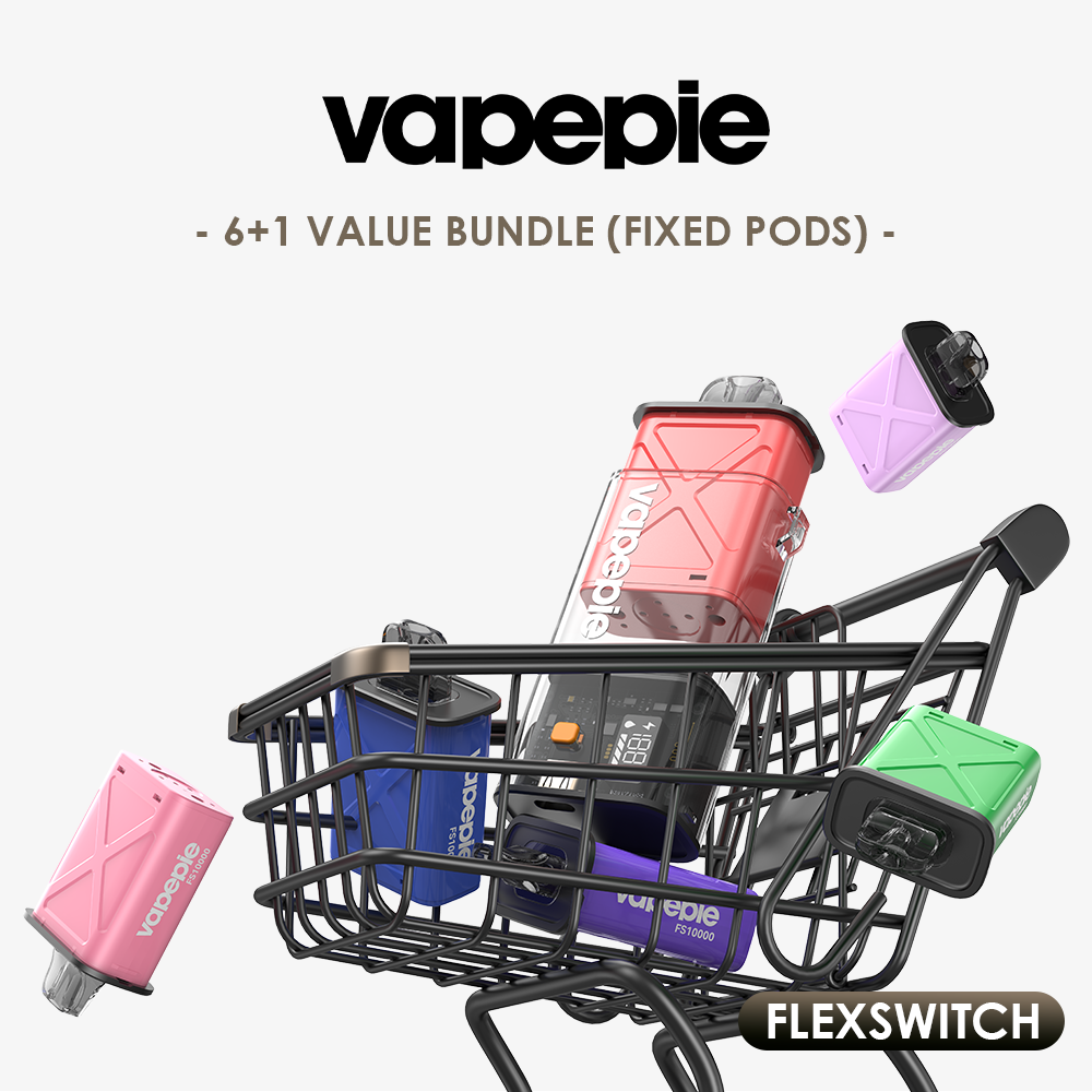 VAPEPIE FlexSwitch 6+1 Value Bundle (Fixed Pods) | USA Warehouse