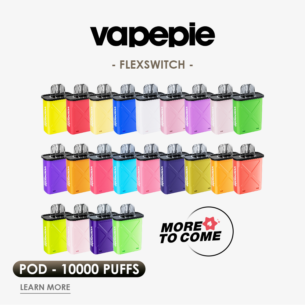 [8 New Picks]VAPEPIE FlexSwitch Disposable Pod 10000 PUFFS | USA Warehouse | Replacement Vape Pods
