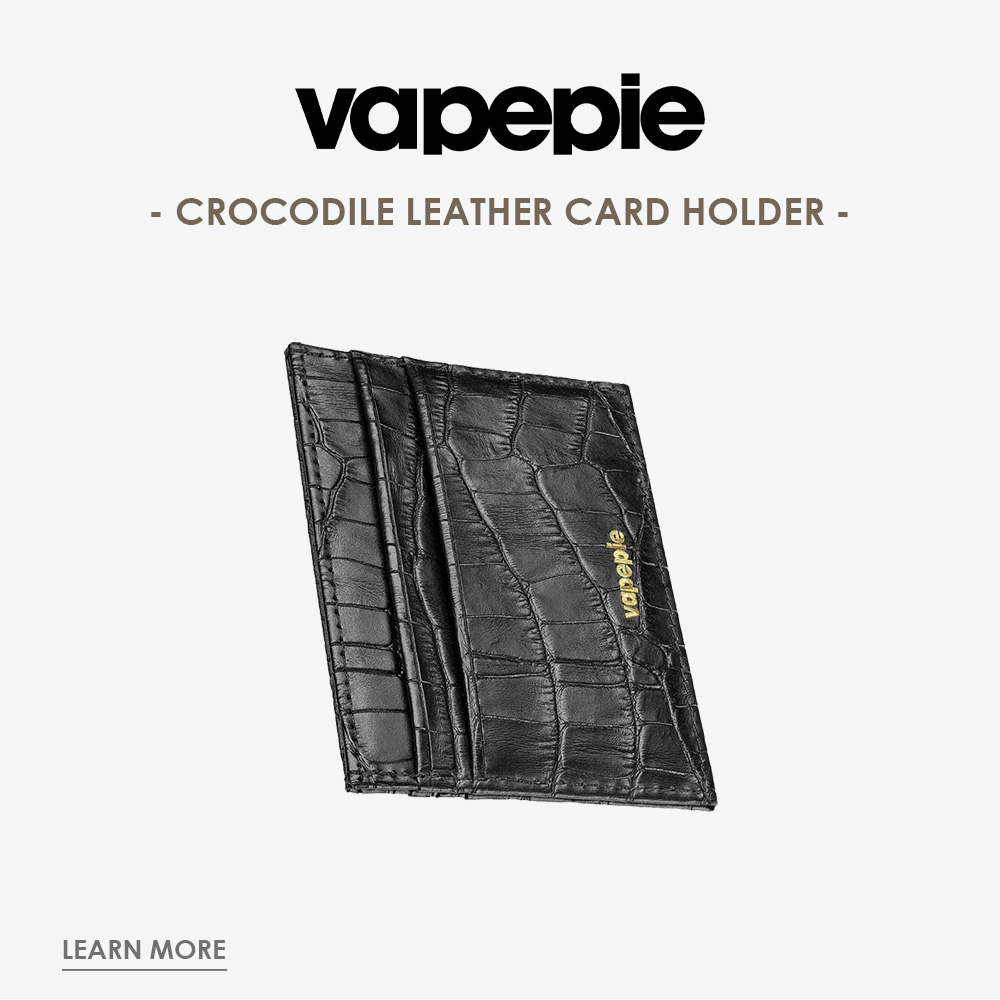 VAPEPIE Crocodile Leather Card Holder | USA warehouse